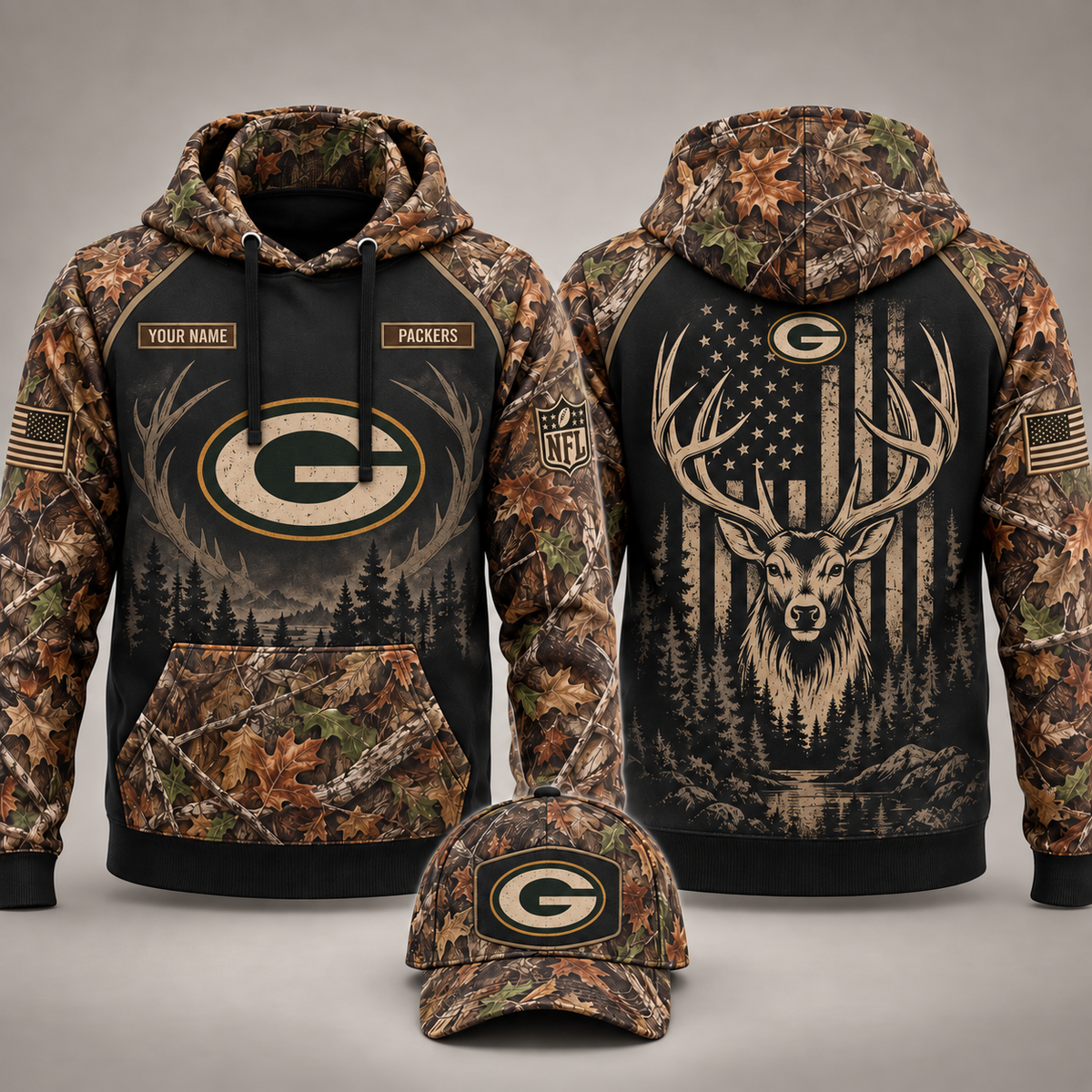 Packers x Hunting Limited Edition Hoodie - PAS230926M1