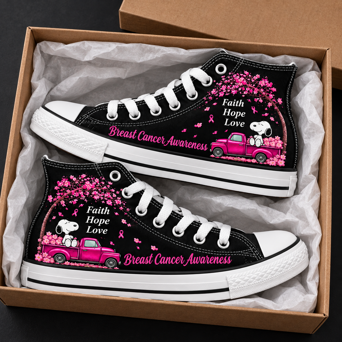 High Top Canvas Shoes - SNP011026M3