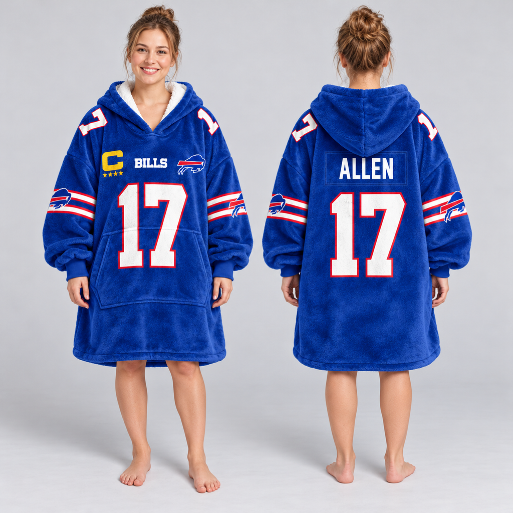 Bills Football! Unisex Blanket Hoodie - Bills0911