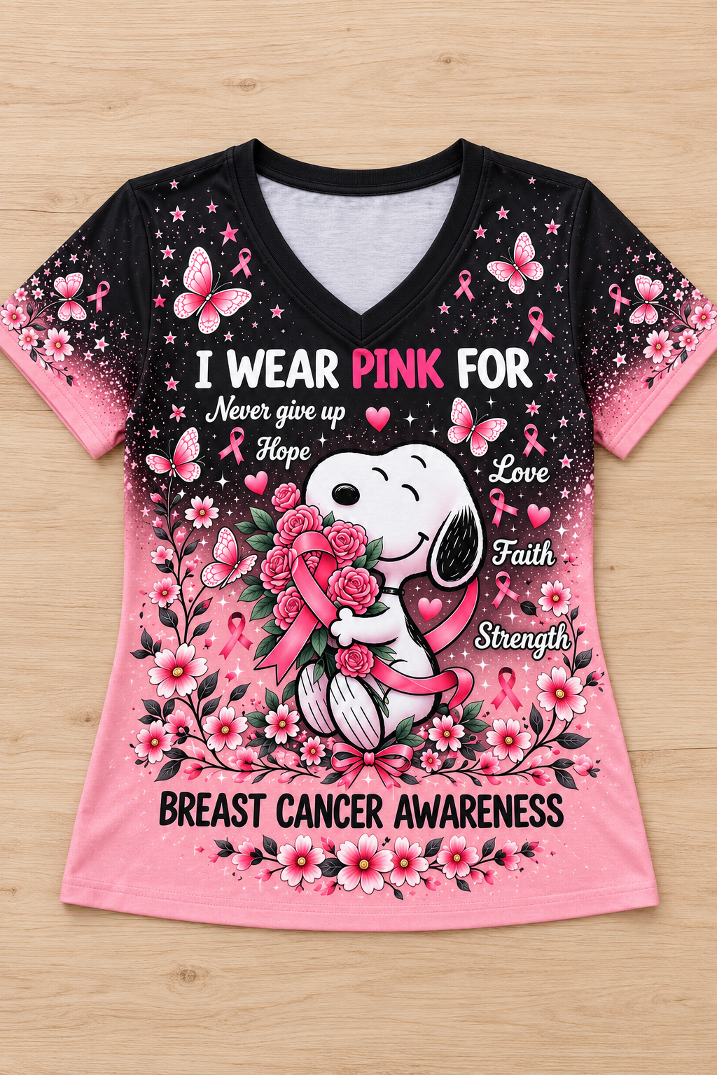 Women's Breast Cancer Shirt - SNPB011026M1