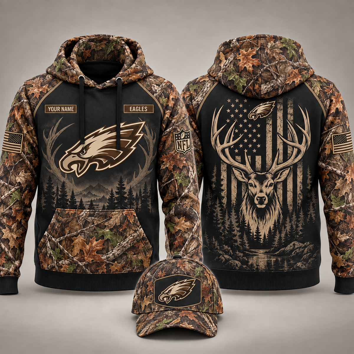 Eagles x Hunting Limited Edition Hoodie - EAG230926M1