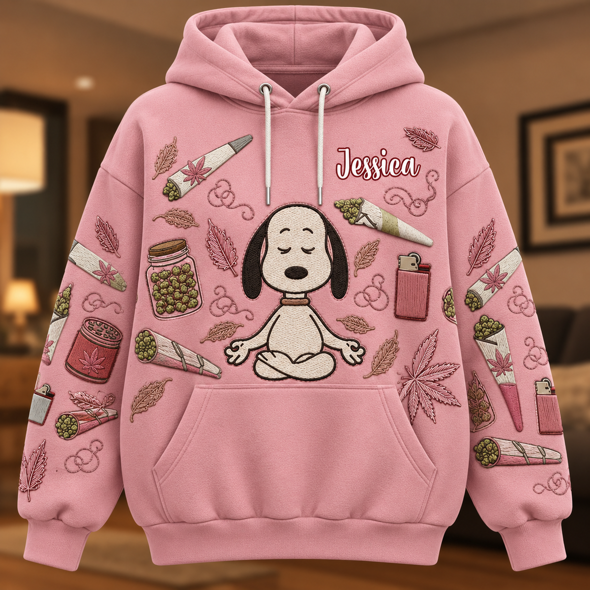 Personalized Hoodie Weed Lovers - SNP011026M1