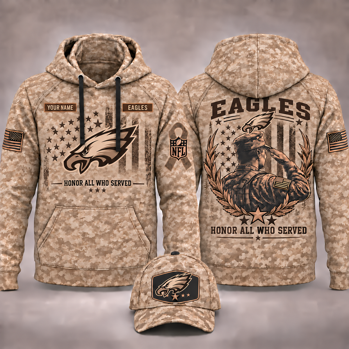 PE x Veteran Day Limited Edition Personalized Hoodie - PE280926M1