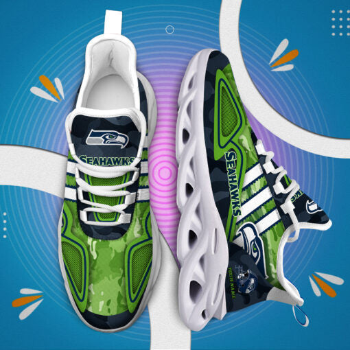 Seattle Seahawks Personalized Yezy Running Sneakers BB260