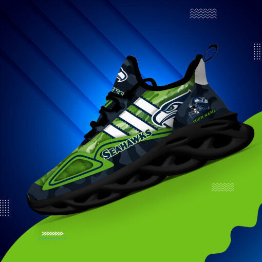Seattle Seahawks Personalized Yezy Running Sneakers BB260