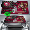 San Francisco 49ers Personalized Auto Sun Shade BG57