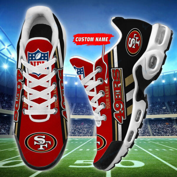 San Francisco 49ers Personalized Plus  Sneakers BG75