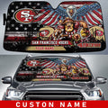 San Francisco 49ers Personalized Auto Sun Shade BG115