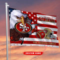 San Francisco 49ers-Flag-Custom Name FL49234