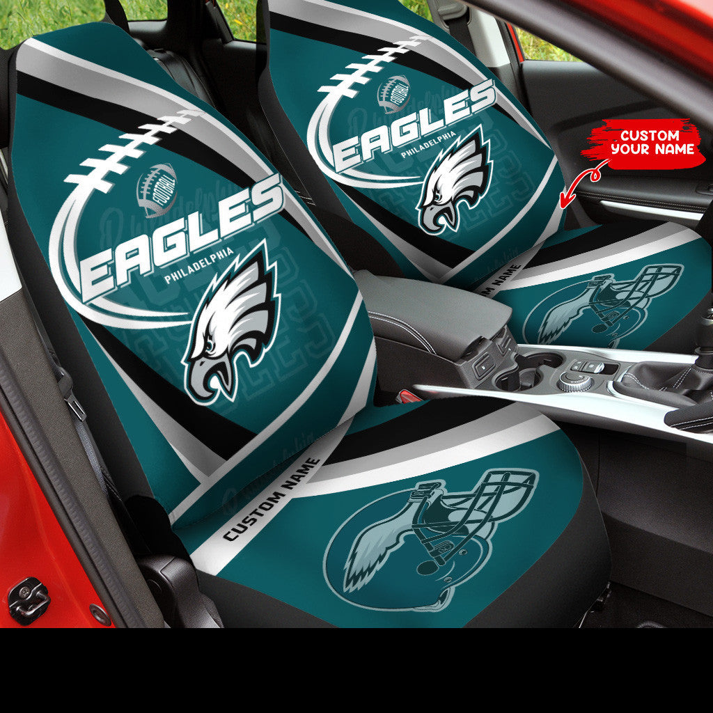 Philadelphia Eagles Personalized Car Seat Covers BG257