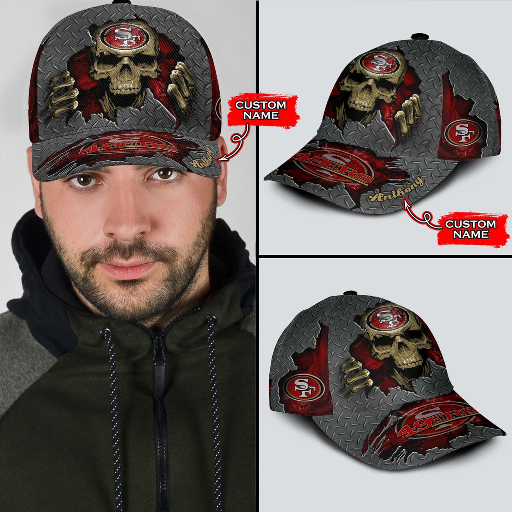 NFL San Francisco 49ers (Your Name) 3D Cap Nicegift 3DCC7M1