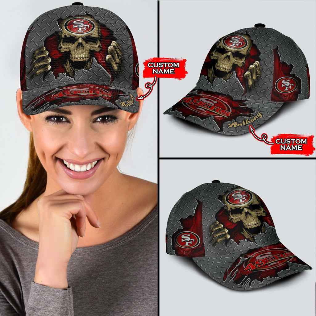 NFL San Francisco 49ers (Your Name) 3D Cap Nicegift 3DCC7M1