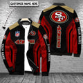 NFL San Francisco 49ers (Your Name) Bomber Jacket Nicegift 3BBJ4S5