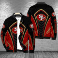 NFL San Francisco 49ers Bomber Jacket Nicegift 3BBO5D3