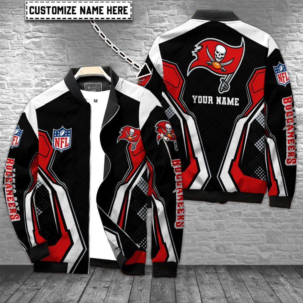 NFL Tampa Bay Buccaneers (Your Name) Bomber Jacket Nicegift 3BBE3D1