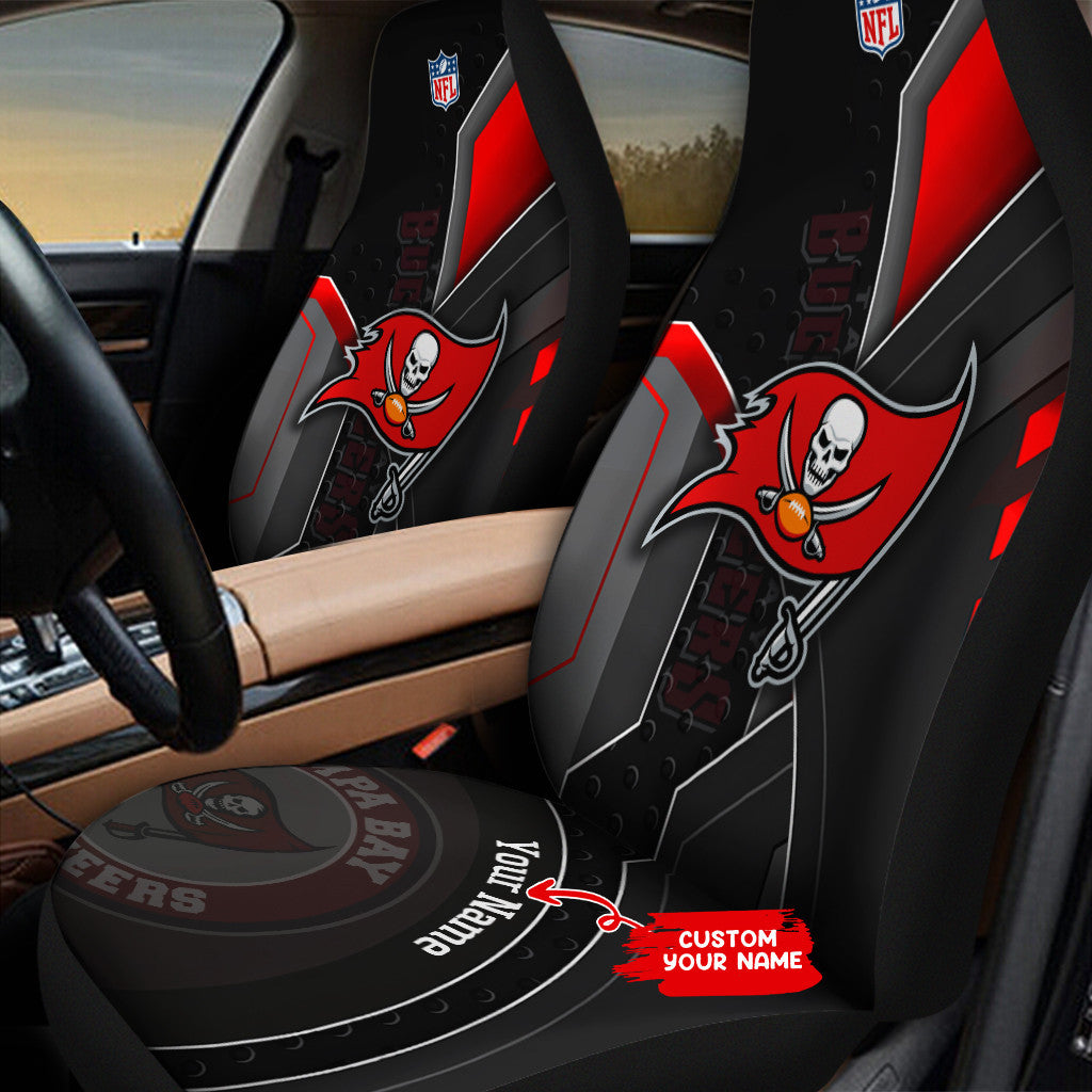 Tampa Bay Buccaneers Personalized Car Seat Covers BGCSC629