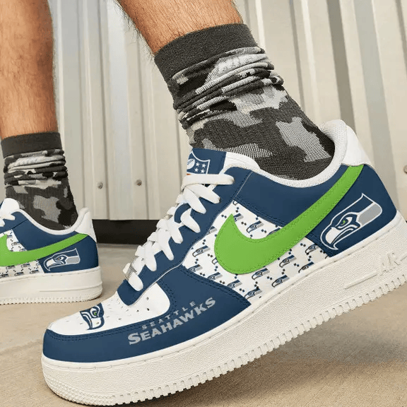 Seattle Seahawks Personalized AF1 Shoes BGAF1S491