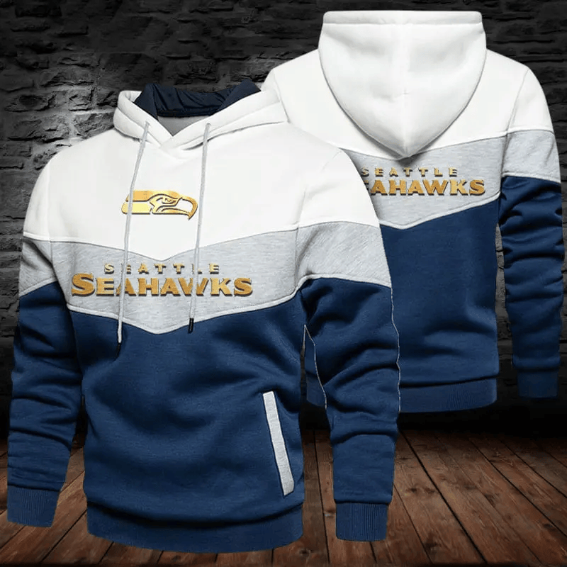 SPTS9GDSH029-Seattle Seahawks Golden Sports Hoodies