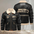 SPTS9FLJ029-Seattle Seahawks Custom Fleece Leather Jacket