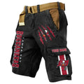 Tampa Bay Buccaneers Pocket Print Cargo Shorts (Belt Not Included) S9MCS236