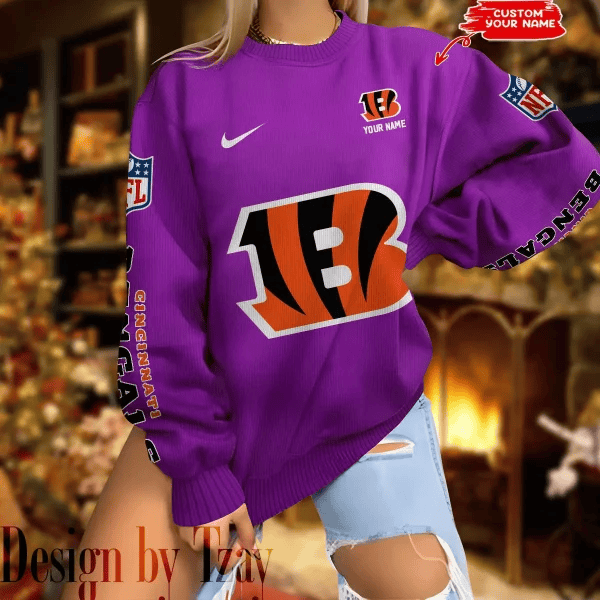 Cincinnati Bengals New Woolen Sweater BGSWT191