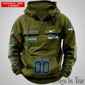 Seattle Seahawks Vintage Men Hoodie DV2 AZVMHD408