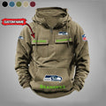 Seattle Seahawks Vintage Men Hoodie AZVMHD005