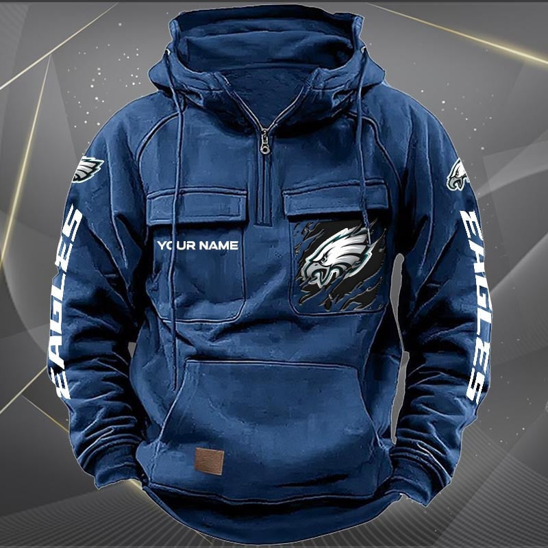 Philadelphia Eagles Vintage Men Hoodie AZVMHD056