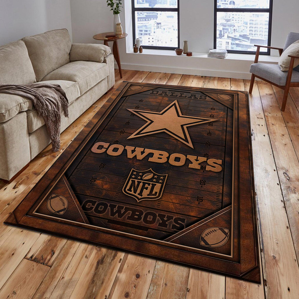 Rug Living Room Floor Decor Fan Gifts Dallas Cowboys DMHF2867