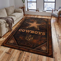 Rug Living Room Floor Decor Fan Gifts Dallas Cowboys DMHF2867