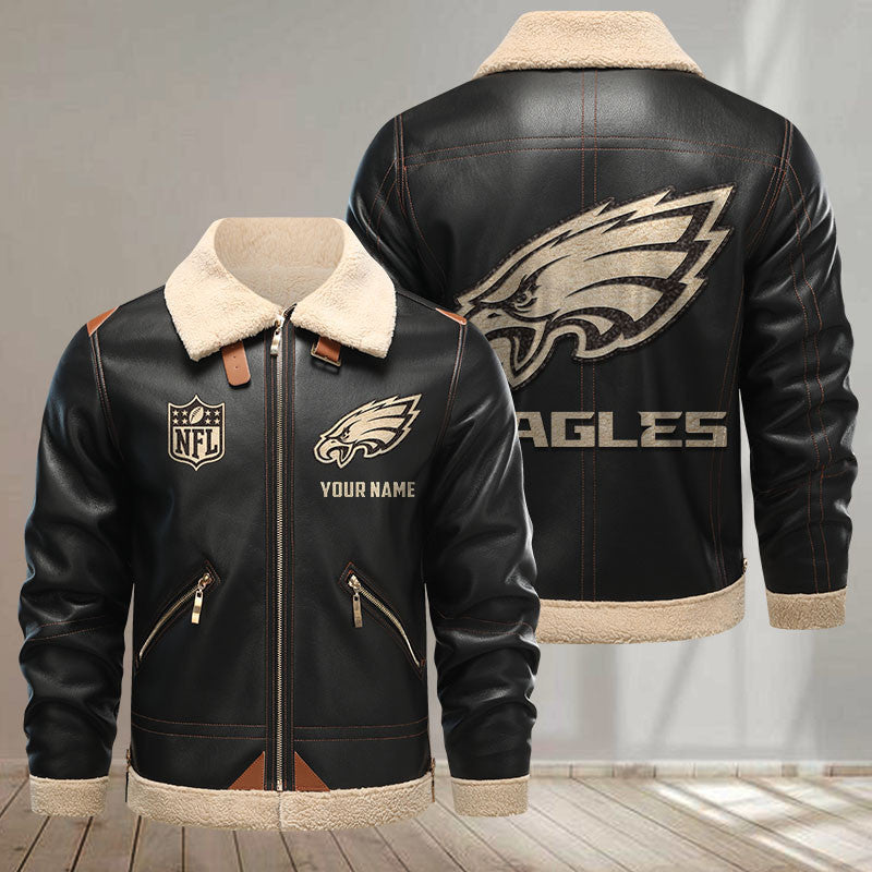 Philadelphia Eagles DMLK0415 Leather Jacket