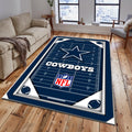 Rug Living Room Floor Decor Fan Gifts Dallas Cowboys DMHF5263