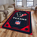 Rug Living Room Floor Decor Fan Gifts Houston Texans DMHF5267