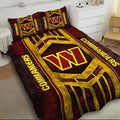 Quilts Bedroom Decor Fan Gifts Washington Commanders DMHG0923 Multicolor