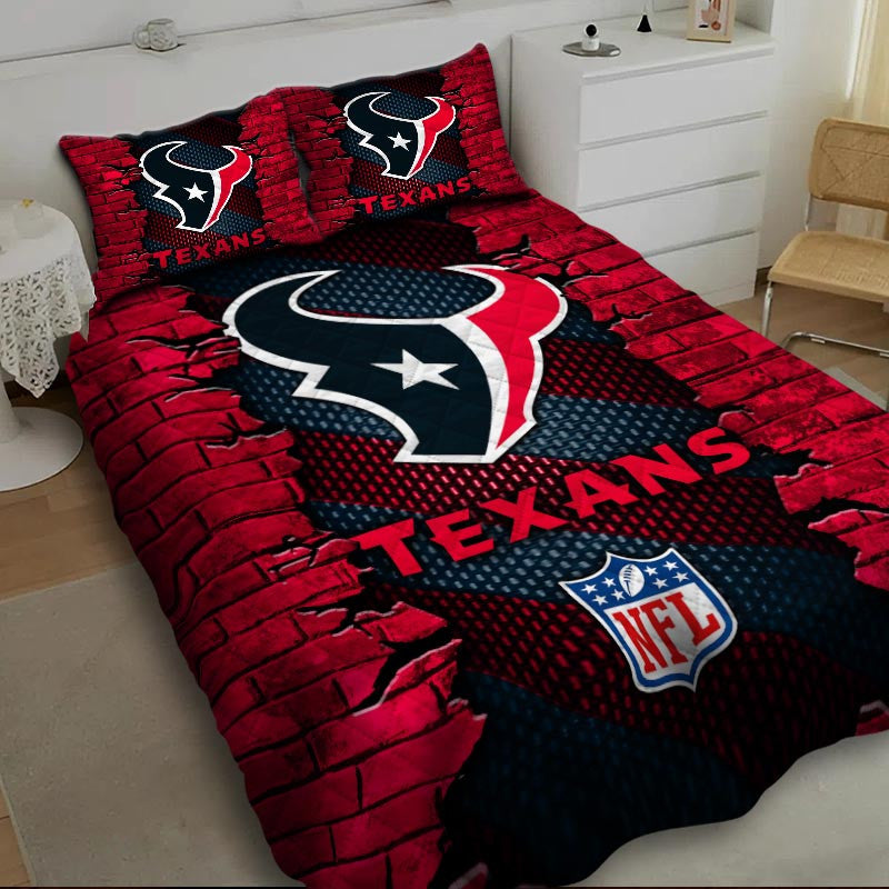 Quilts Bedroom Decor Fan Gifts Houston Texans DMHG0659 Multicolor