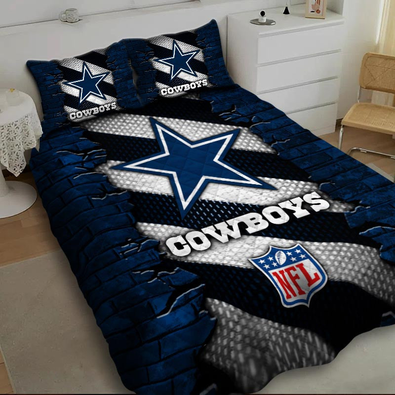 Quilts Bedroom Decor Fan Gifts Dallas Cowboys DMHG0655 Multicolor