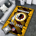 Rug Living Room Floor Decor Fan Gifts Washington Redskins DMHF1098