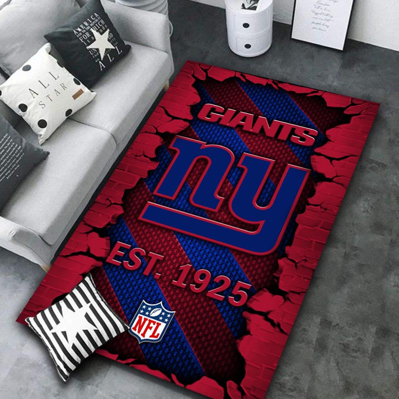 Rug Living Room Floor Decor Fan Gifts New York Giants DMHF1089