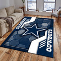 Rug Living Room Floor Decor Fan Gifts Dallas Cowboys DMHF3088