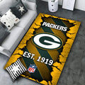 Rug Living Room Floor Decor Fan Gifts Green Bay Packers DMHF1077