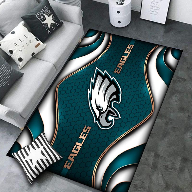 Rug Living Room Floor Decor Fan Gifts Philadelphia Eagles DMHF4089