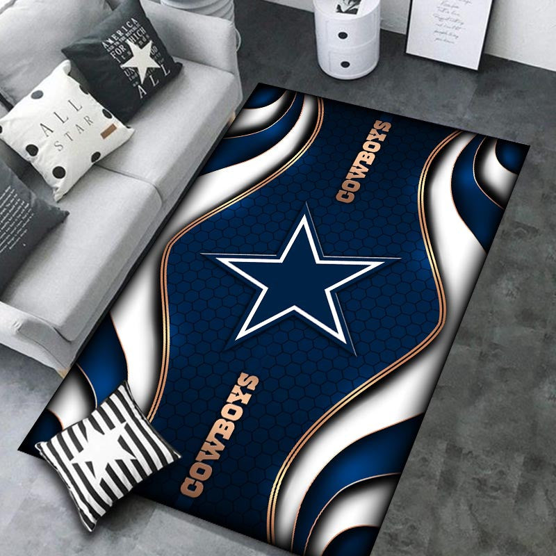 Rug Living Room Floor Decor Fan Gifts Dallas Cowboys DMHF4072