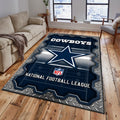 Rug Living Room Floor Decor Fan Gifts Dallas Cowboys DMHF2055