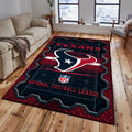 Rug Living Room Floor Decor Fan Gifts Houston Texans DMHF2059