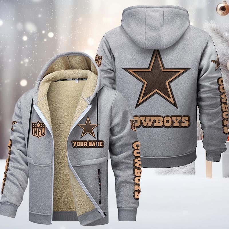 Dallas Cowboys DMTZ0846 Premium Sherpa-Lined Winter Hoodie – Personalized Edition