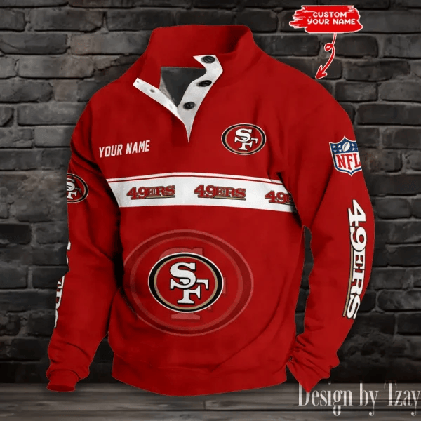 San Francisco 49ers Sports Print Sweatshirt S9DBSCH758