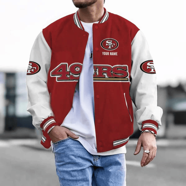 San Francisco 49ers Personalized New Baseball Jacket Gifts For Fan SPTBBJACKET028