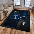 Rug Living Room Floor Decor Fan Gifts Dallas Cowboys DMHF5308