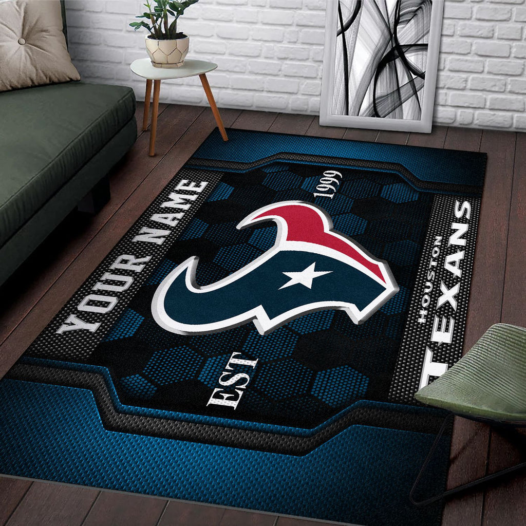 Rug Living Room Floor Decor Fan Gifts Houston Texans VITG2012