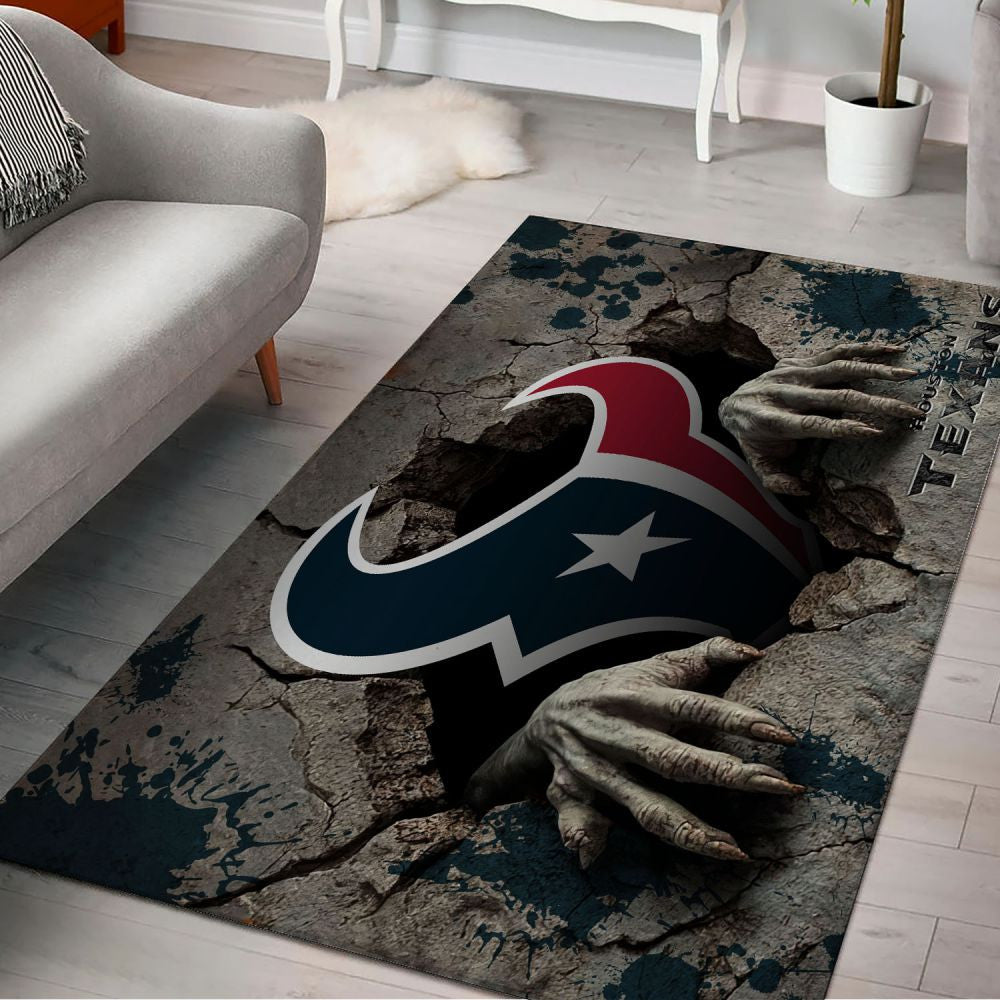 Rug Living Room Floor Decor Fan Gifts Houston Texans VITG2443